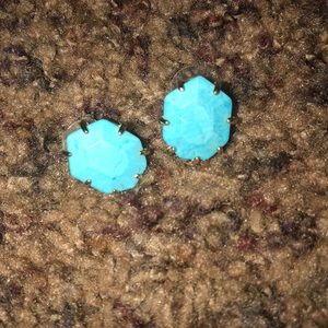 Turquoise Kendra Scott studs!!
